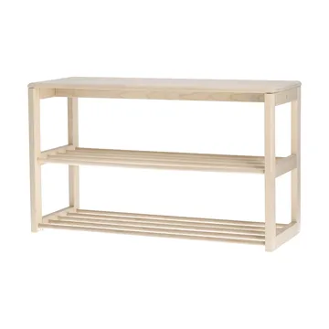 Bäckebo shoe rack with seat - Birch, 80x48x30 cm - 1898