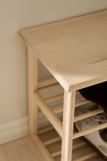 Bäckebo shoe rack with seat - Birch, 80x48x30 cm - 1898