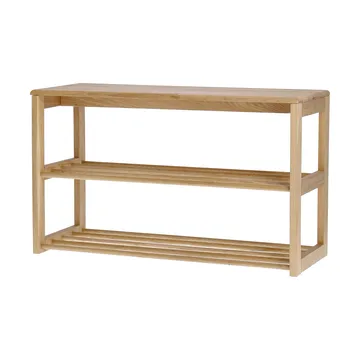 Bäckebo shoe rack with seat - Oak, 80x48x30 cm - 1898