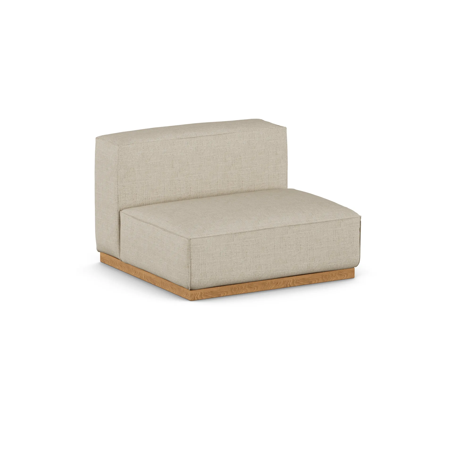 Bergsdal 1.5-seater armchair, Bern beige 0341-Oak-stained ash, 1,5-seater 1898