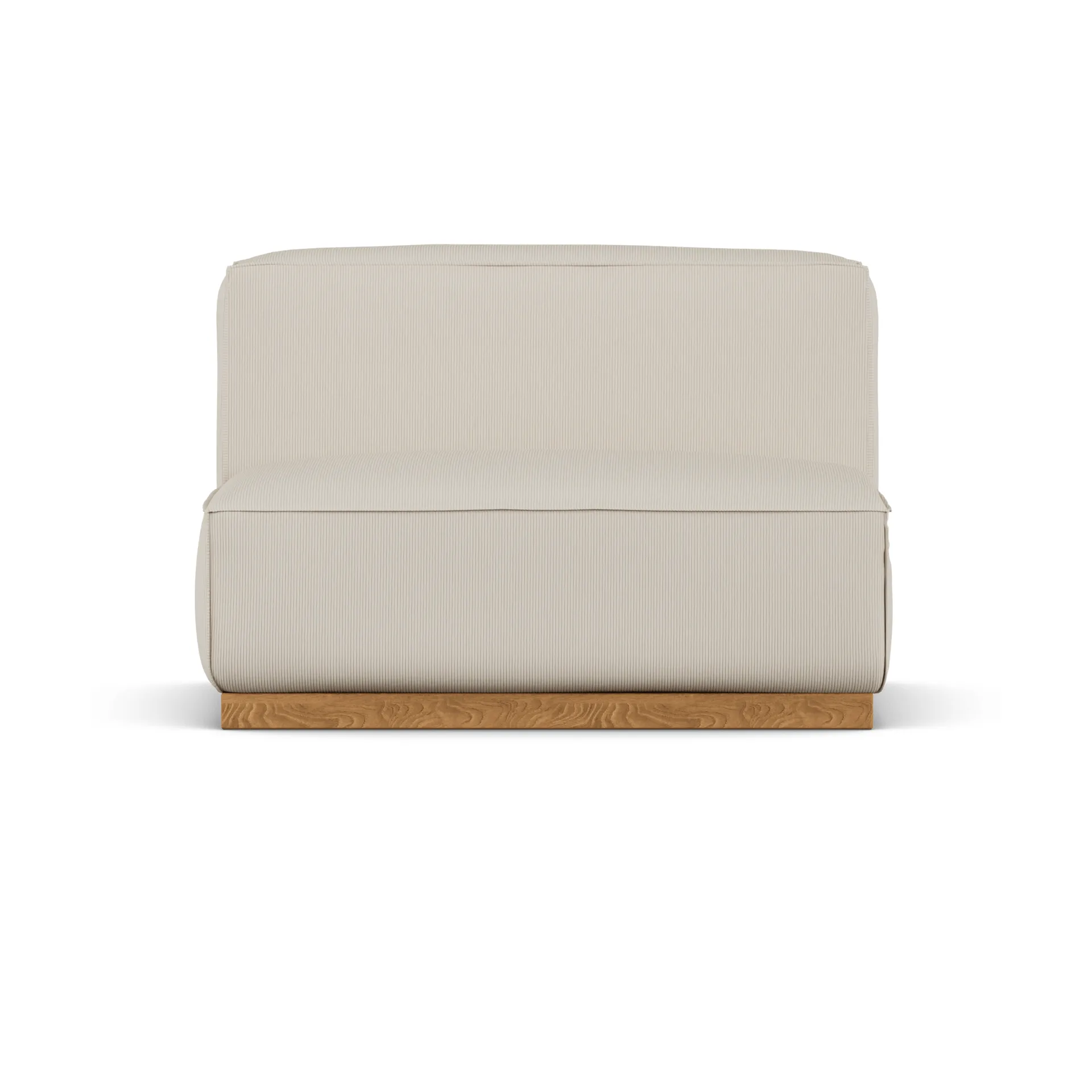 Bergsdal 1.5-seater armchair, Jump beige 1956-Oak-stained ash, 1,5-seater 1898