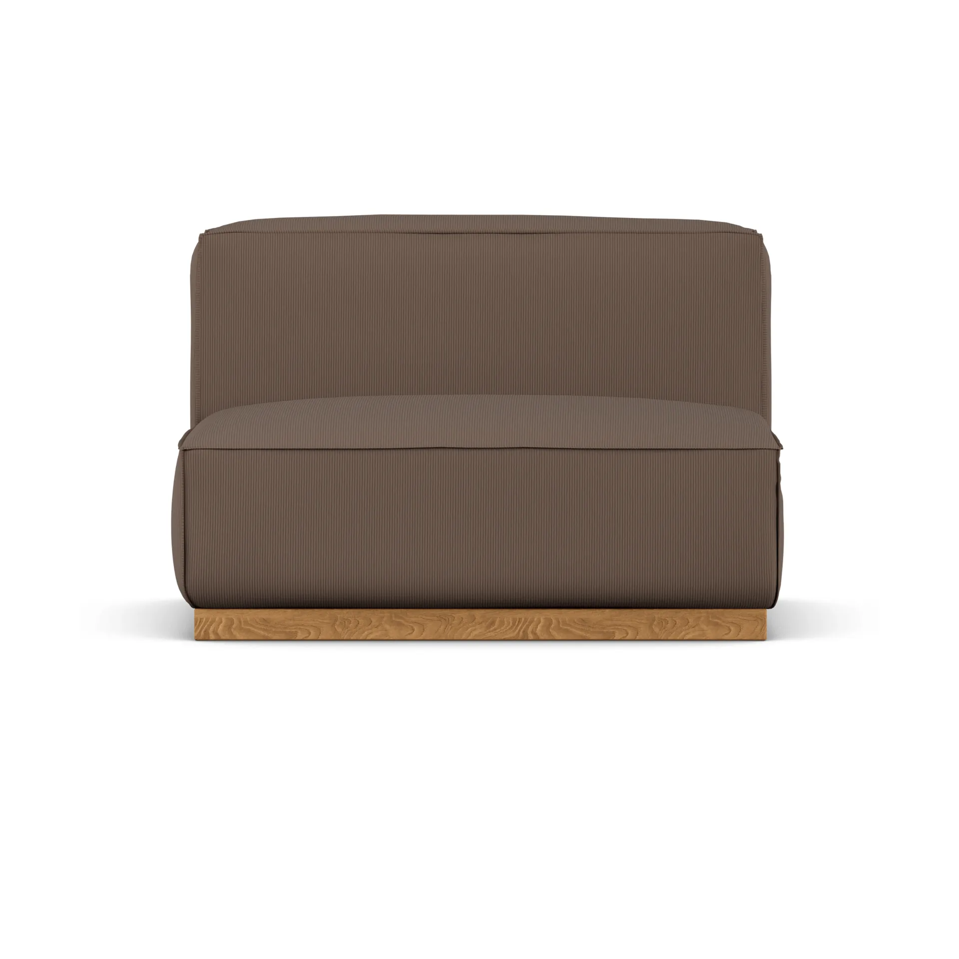 Bergsdal 1.5-seater armchair, Jump brown 1955-Oak-stained ash, 1,5-seater 1898