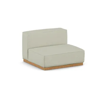 Bergsdal 1.5-seater armchair - Luisa beige 3981-Oak-stained ash, 1,5-seater - 1898