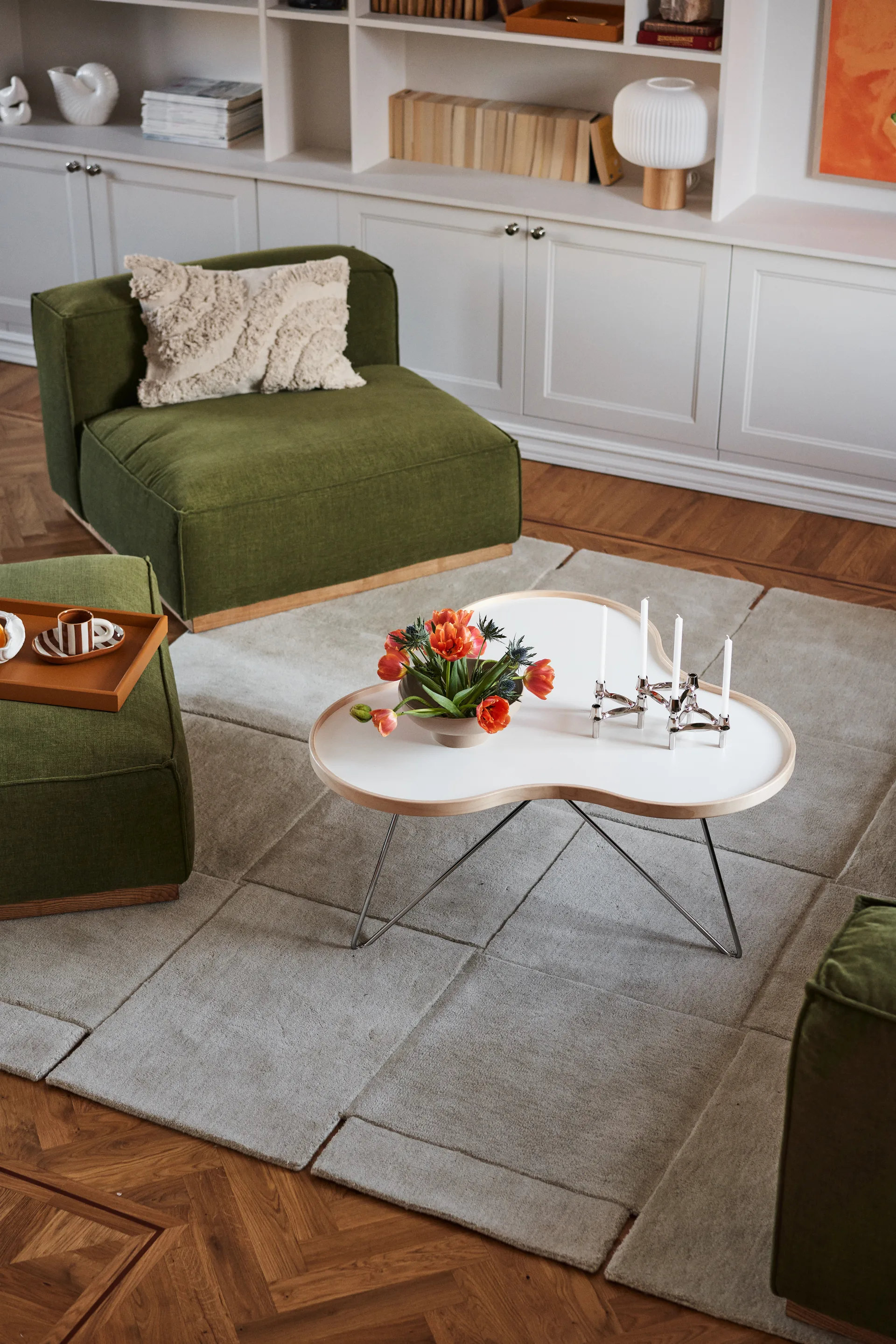 Bergsdal 1.5-seater armchair, Luisa green 1898