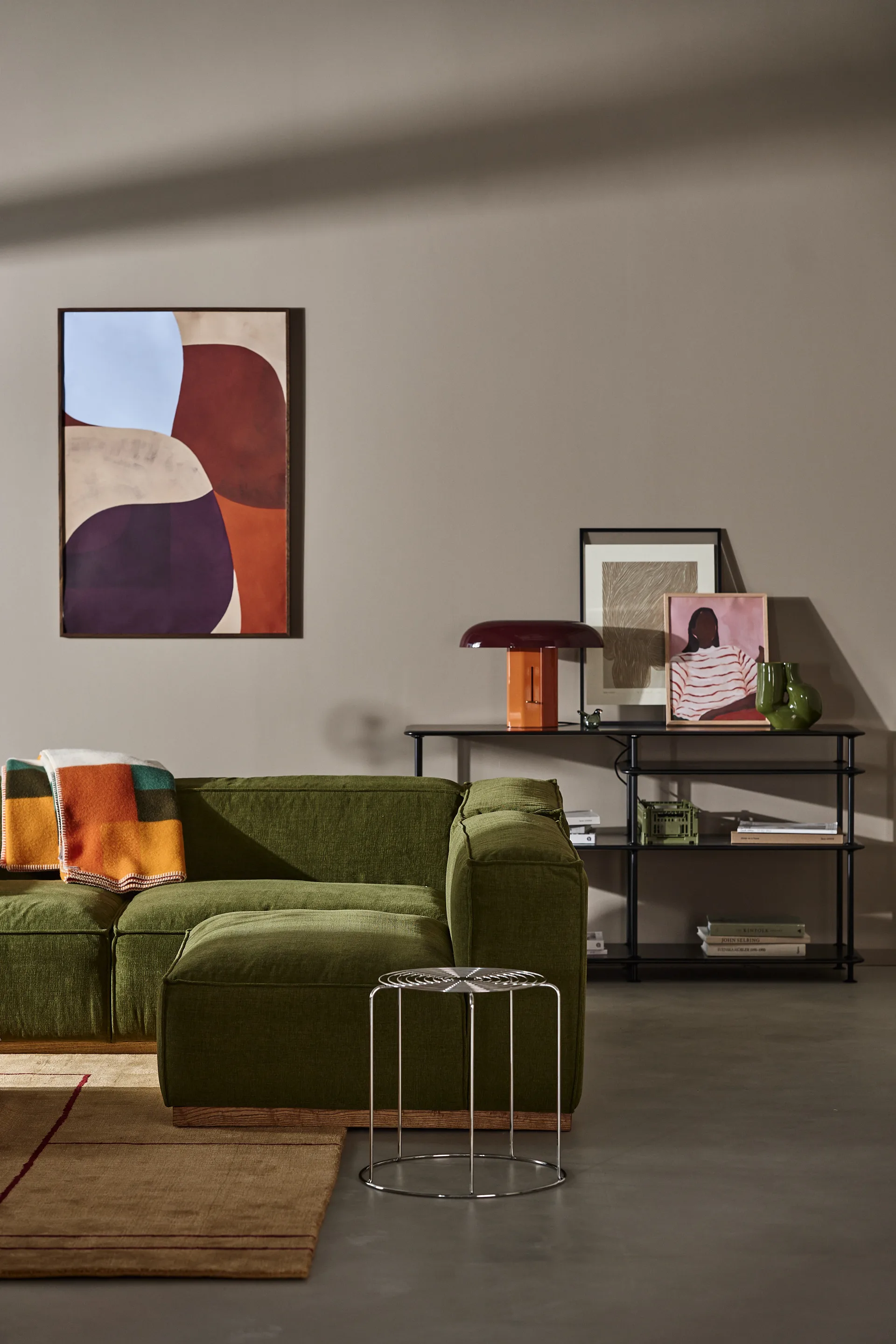 Bergsdal 1.5-seater armchair, Luisa green 1898