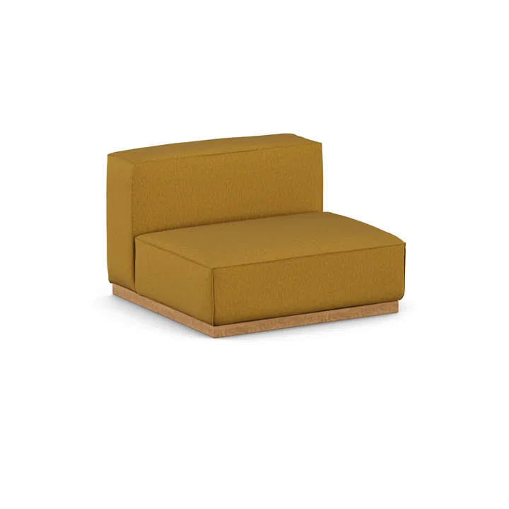 Bergsdal 1.5-seater armchair - Luisa mustard - 1898