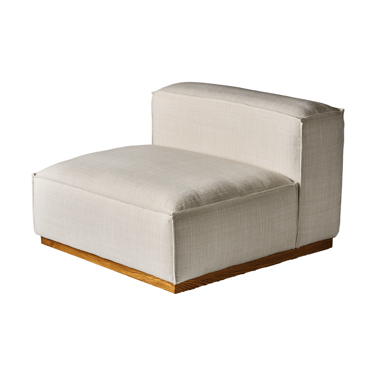 1898 Bergsdal 1.5-seater armchair Oslo nature | Scandinavian Design | Armchairs & footstools | White