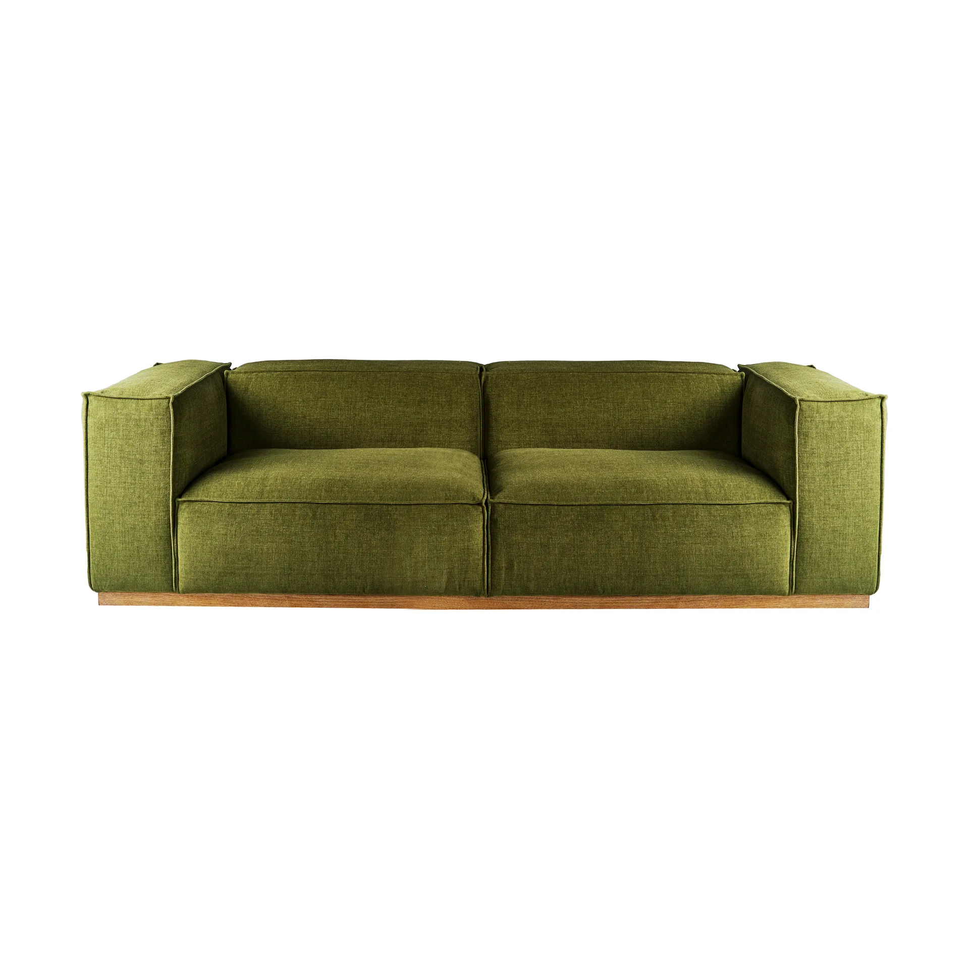 Bergsdal 3-seater sofa, Luisa green 1898