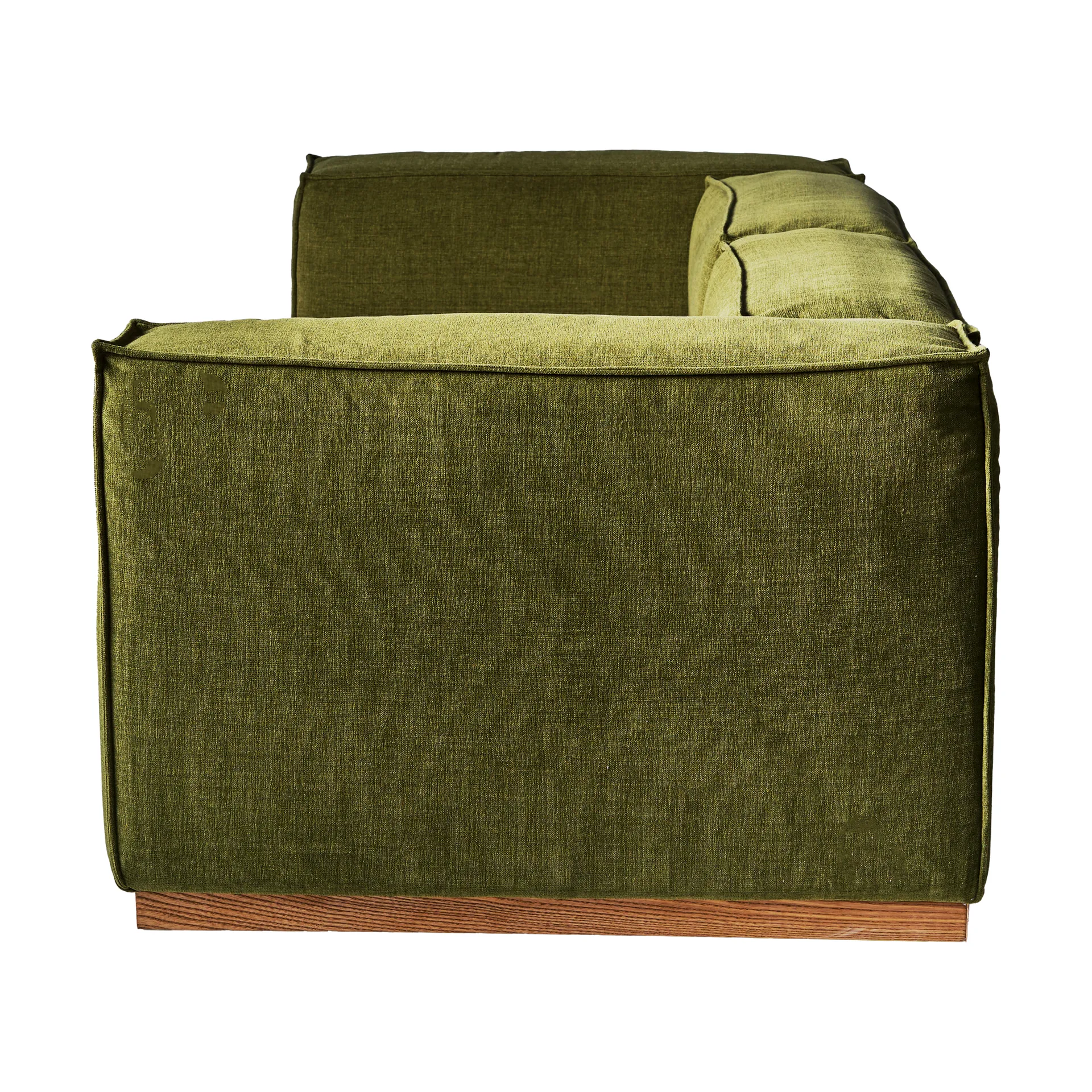 Bergsdal 3-seater sofa, Luisa green 1898