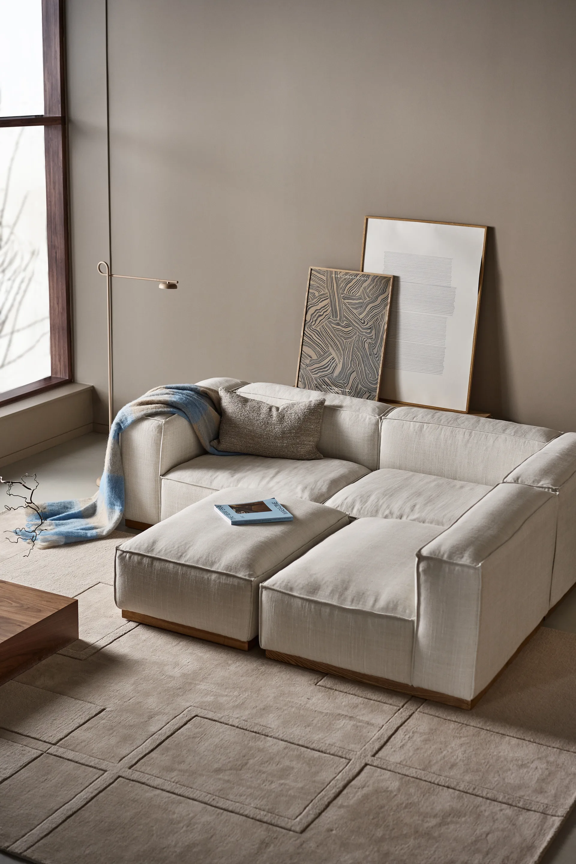 Bergsdal 3-seater sofa, Oslo nature 1898