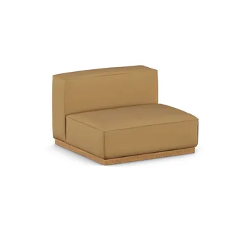 Bergsdal armchair - Same Ochre 6676-oak stained, 1.5-seater - 1898