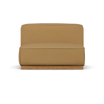 Bergsdal armchair - Same Ochre 6676-oak stained, 1.5-seater - 1898