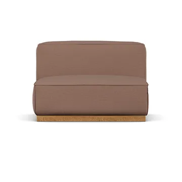 Bergsdal armchair - Same Rust 6675-oak-stained, 1.5-seater - 1898