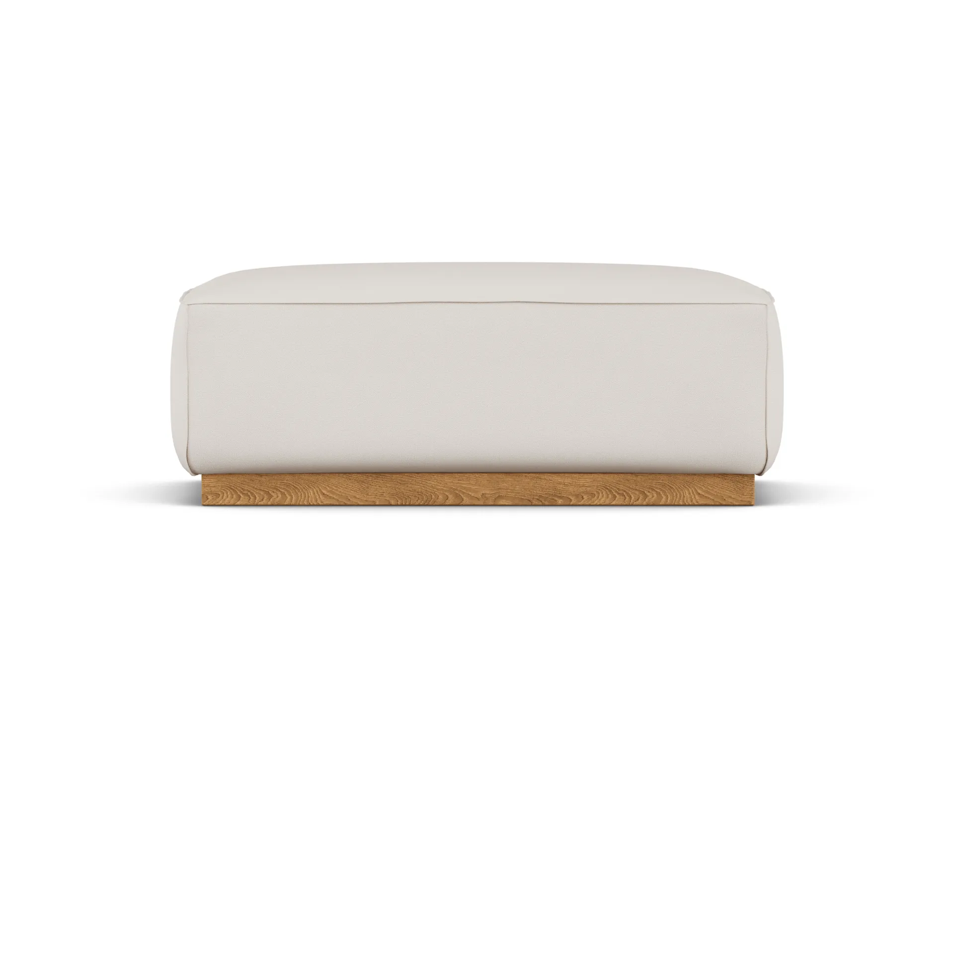 Bergsdal footstool, Caleido beige 9600-Oak-stained ash 1898