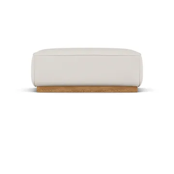 Bergsdal footstool - Caleido beige 9600-Oak-stained ash - 1898