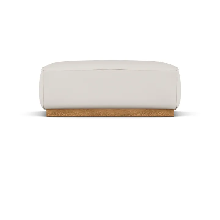 Bergsdal footstool - Caleido beige 9600-Oak-stained ash - 1898