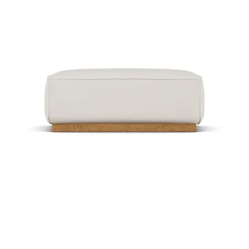 Bergsdal footstool - Caleido beige 9600-Oak-stained ash - 1898
