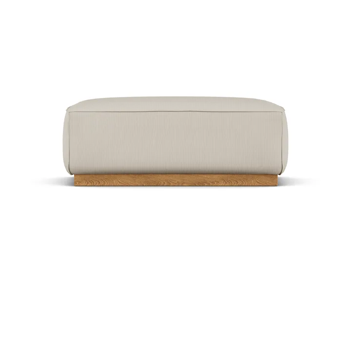 Bergsdal footstool - Jump beige 1956-Oak-stained ash - 1898