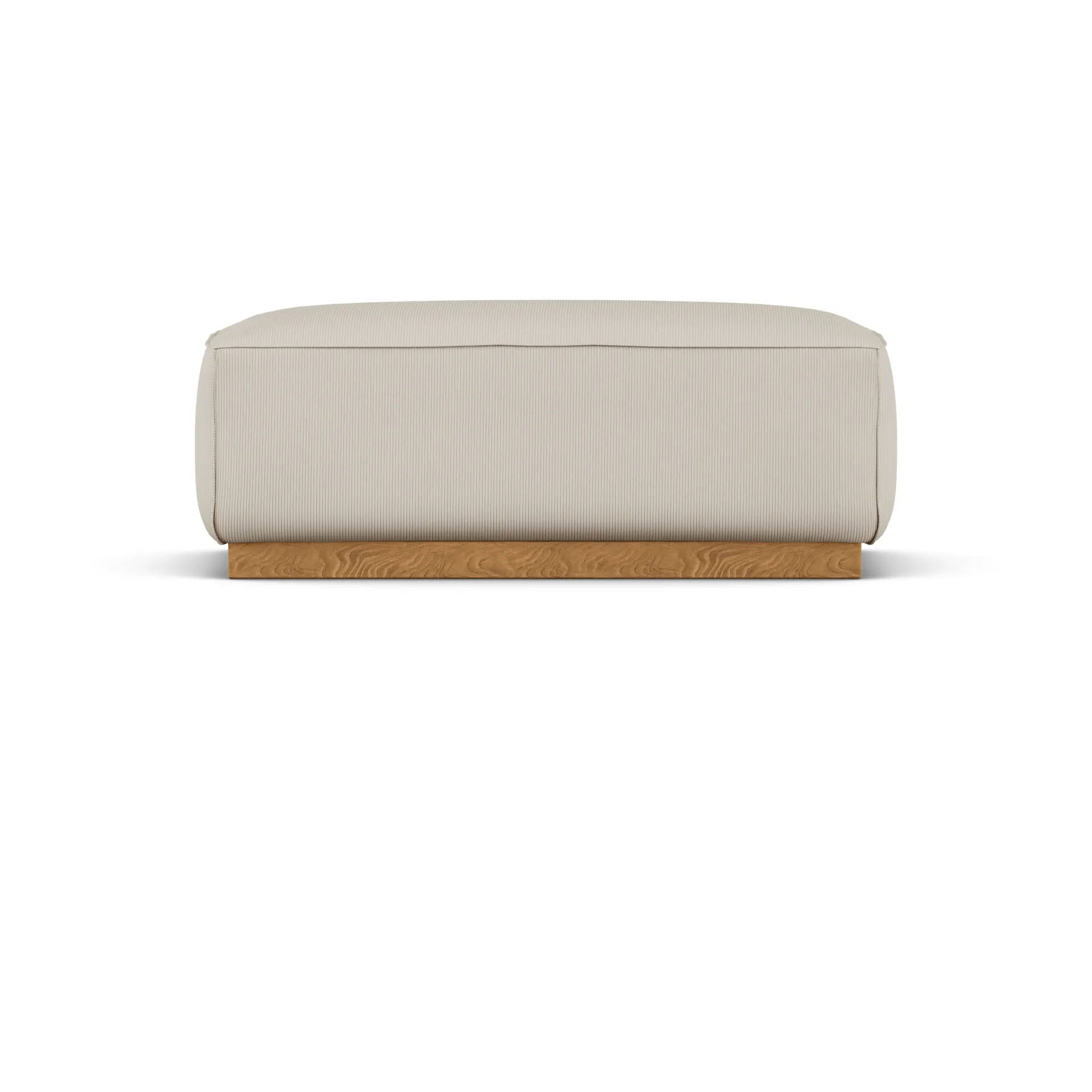 Bergsdal footstool, Jump beige 1956-Oak-stained ash 1898