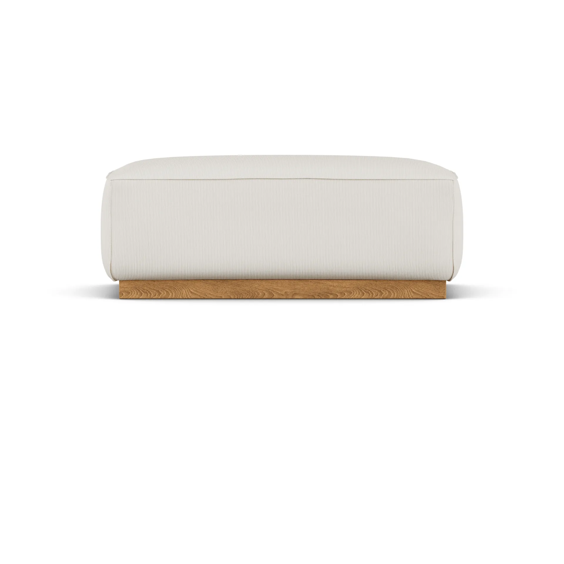 Bergsdal footstool, Jump offwhite 1954-Oak-stained ash 1898