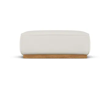 Bergsdal footstool - Jump offwhite 1954-Oak-stained ash - 1898