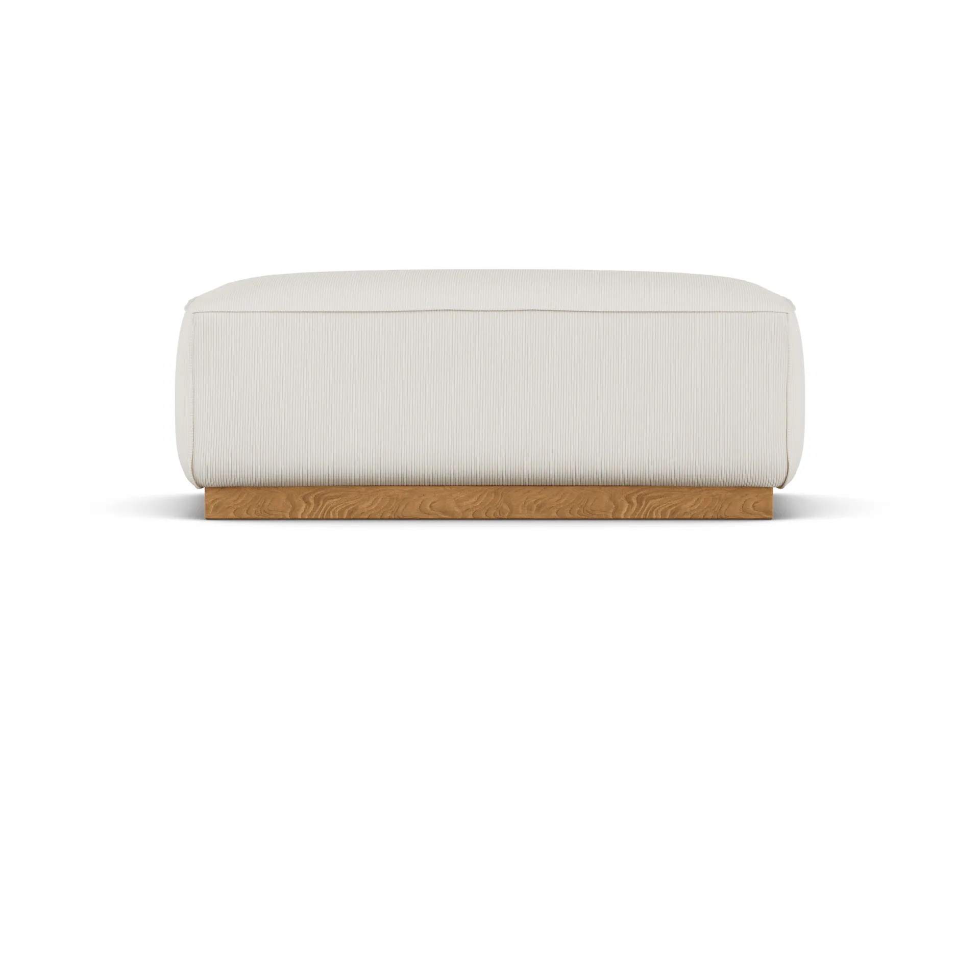Bergsdal footstool, Jump offwhite 1954-Oak-stained ash 1898