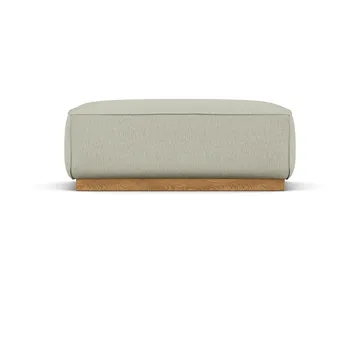 Bergsdal footstool - Luisa beige 3981-Oak-stained ash - 1898