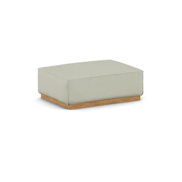 Bergsdal footstool - Luisa beige 3981-Oak-stained ash - 1898