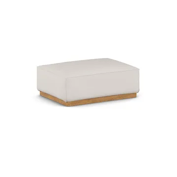 Bergsdal footstool - Same Off White 6671-ecostained - 1898