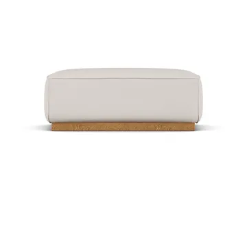 Bergsdal footstool - Same Off White 6671-ecostained - 1898