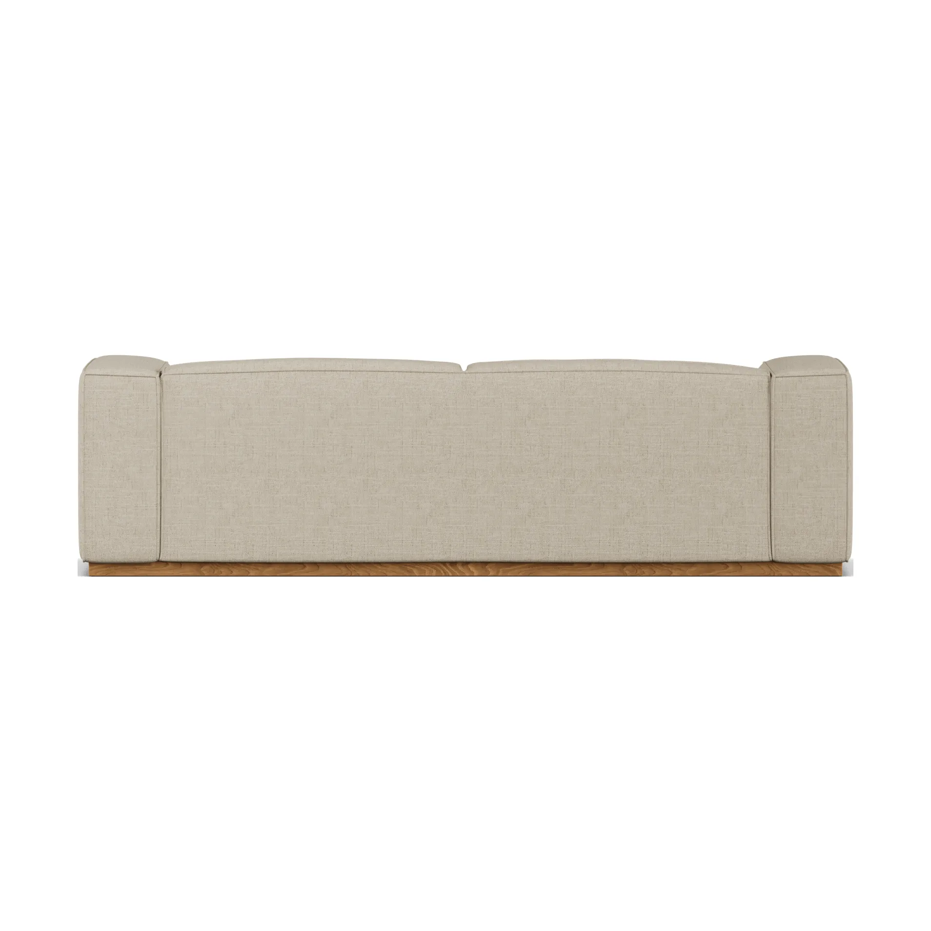 Bergsdal sofa, Bern beige 0341-Oak-stained ash, 3-seater 1898