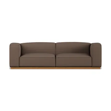 Bergsdal sofa - Jump brown 1955-Oak-stained ash, 3-seater - 1898