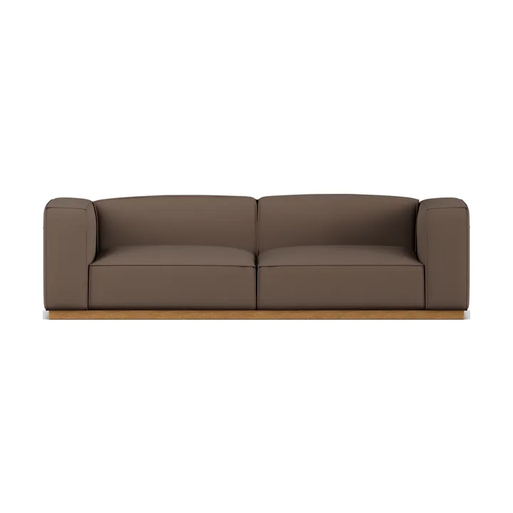 Bergsdal sofa - Jump brown 1955-Oak-stained ash, 3-seater - 1898
