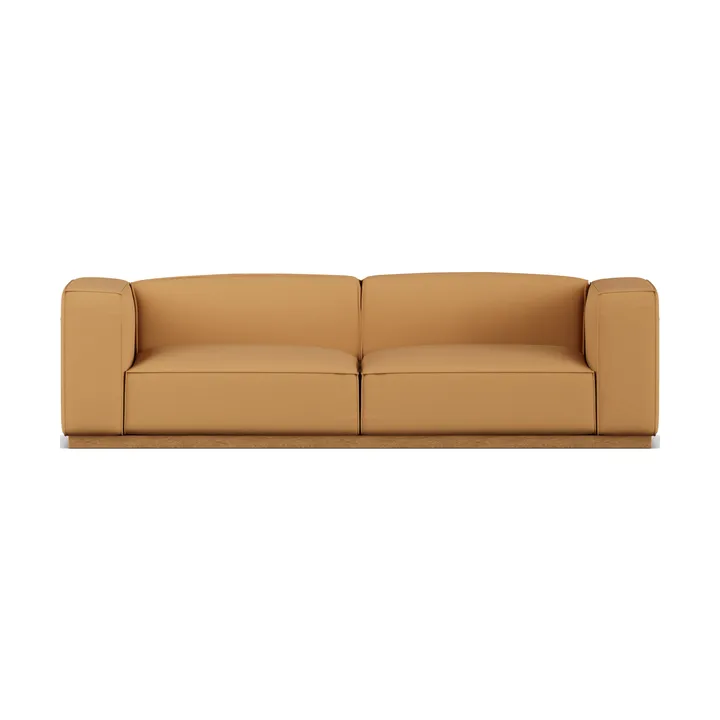 Bergsdal sofa - Jump honey 1959-Oak-stained ash, 3-seater - 1898