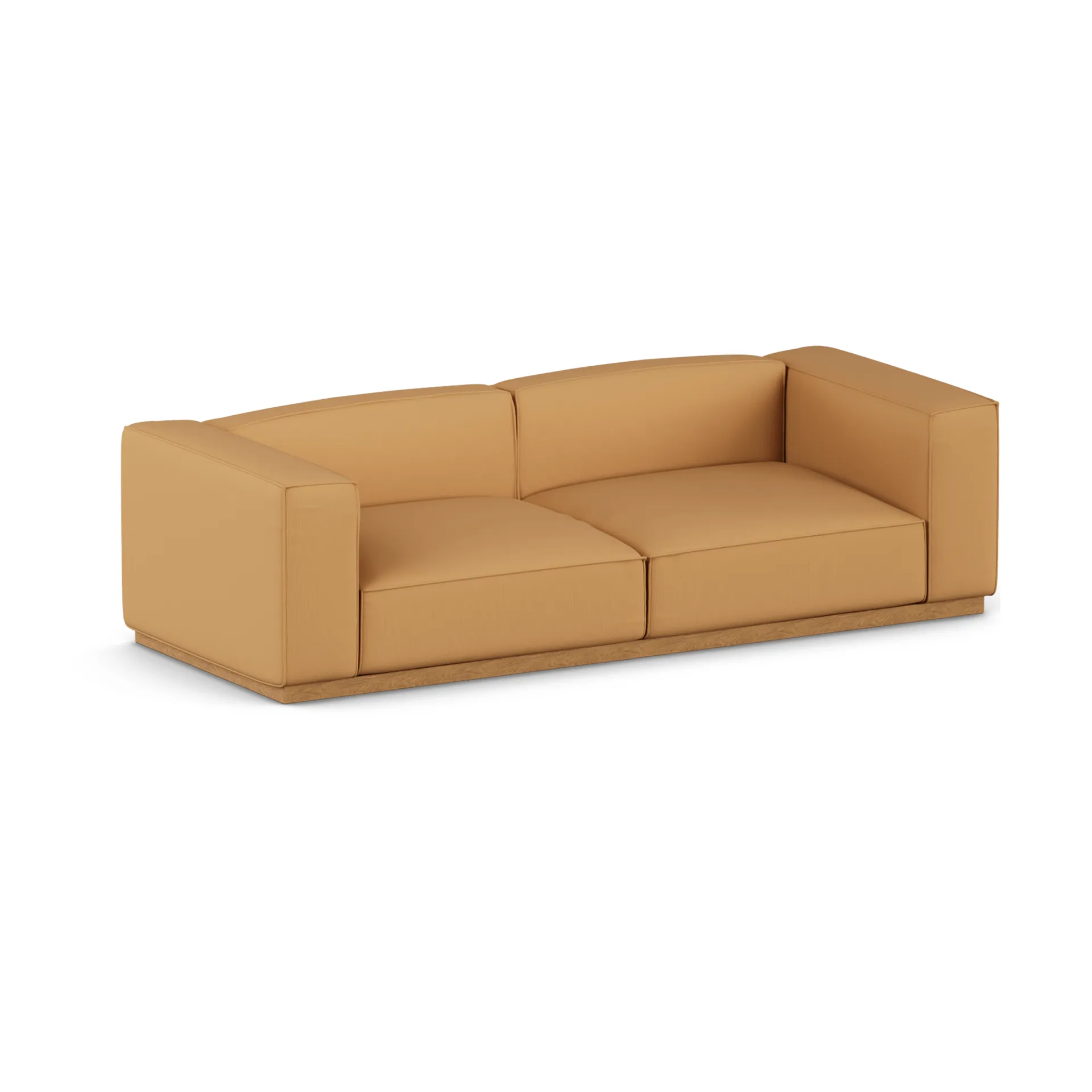 Bergsdal sofa, Jump honey 1959-Oak-stained ash, 3-seater 1898