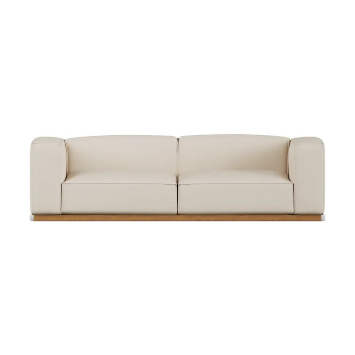 Bergsdal sofa - Same Beige 6670-oak stained, 3 seater sofa - 1898