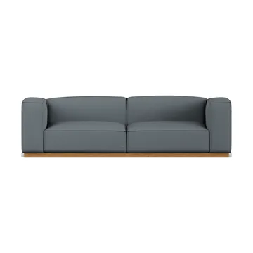 Bergsdal sofa - Same Blue 6678-oak stained, 3 seater sofa - 1898