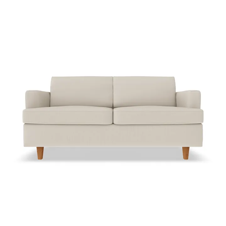 Binga 2-seater sofa bed - Jump Beige 1956-dark-stained ash - 1898