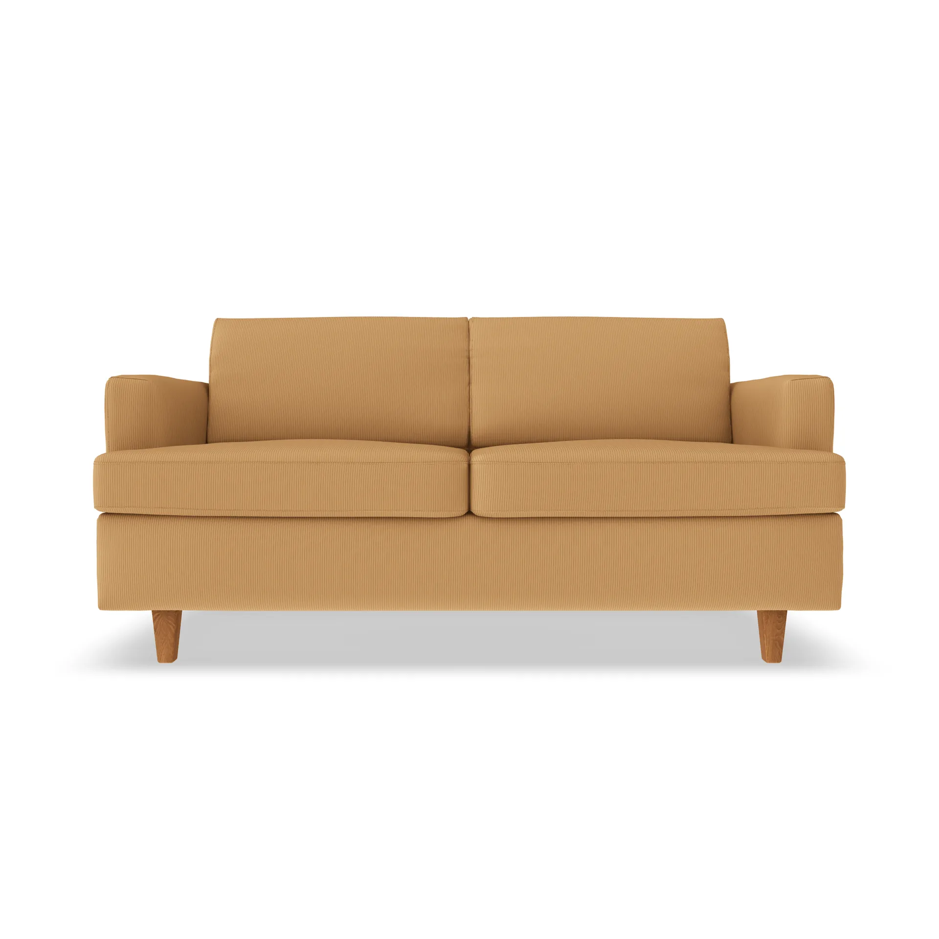 Binga 2-seater sofa bed, Jump Honey 1959-dark-stained ash 1898