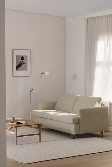 Binga 2-seater sofa bed - Luiza Beige 3981-dark-stained ash - 1898