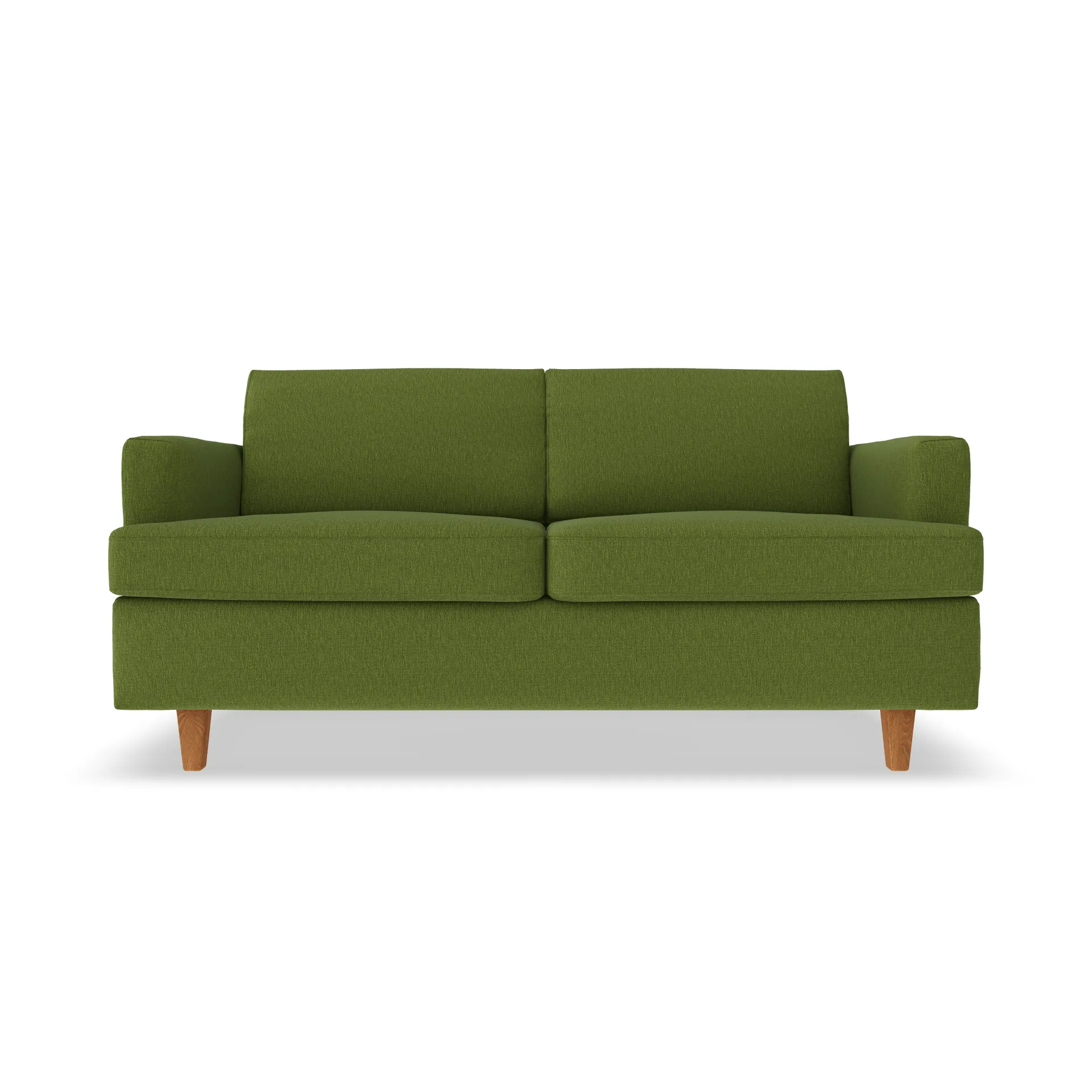 Binga 2-seater sofa bed, Luiza Green 3975-dark-stained ash 1898