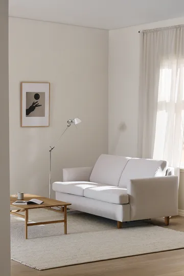 Binga 2-seater sofa bed - Oslo Nature 1540-dark-stained ash - 1898