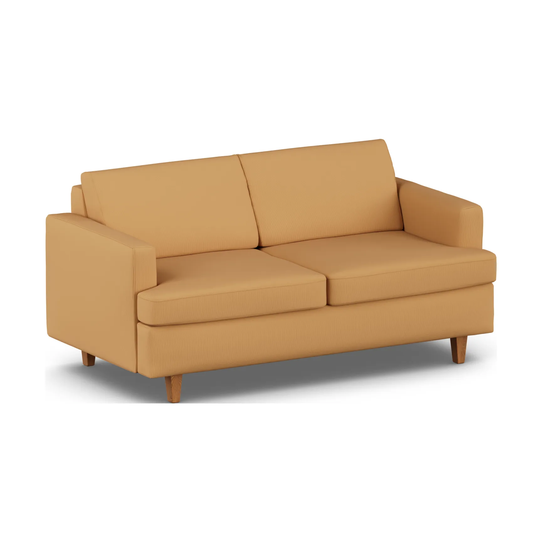 Binga 2,5-seater sofa bed, Jump Honey 1959-oak-stained ash 1898