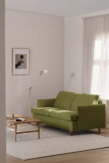 Binga 2,5-seater sofa bed - Luiza Green 3975-dark-stained ash - 1898