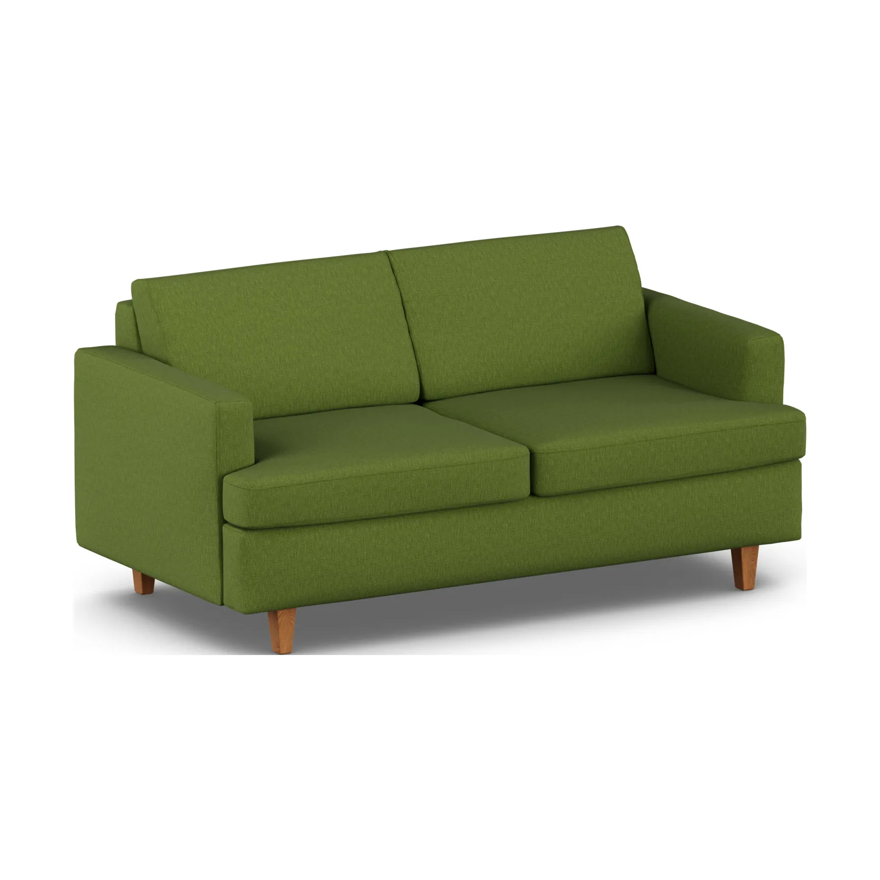 Binga 2,5-seater sofa bed, Luiza Green 3975-oak-stained ash 1898