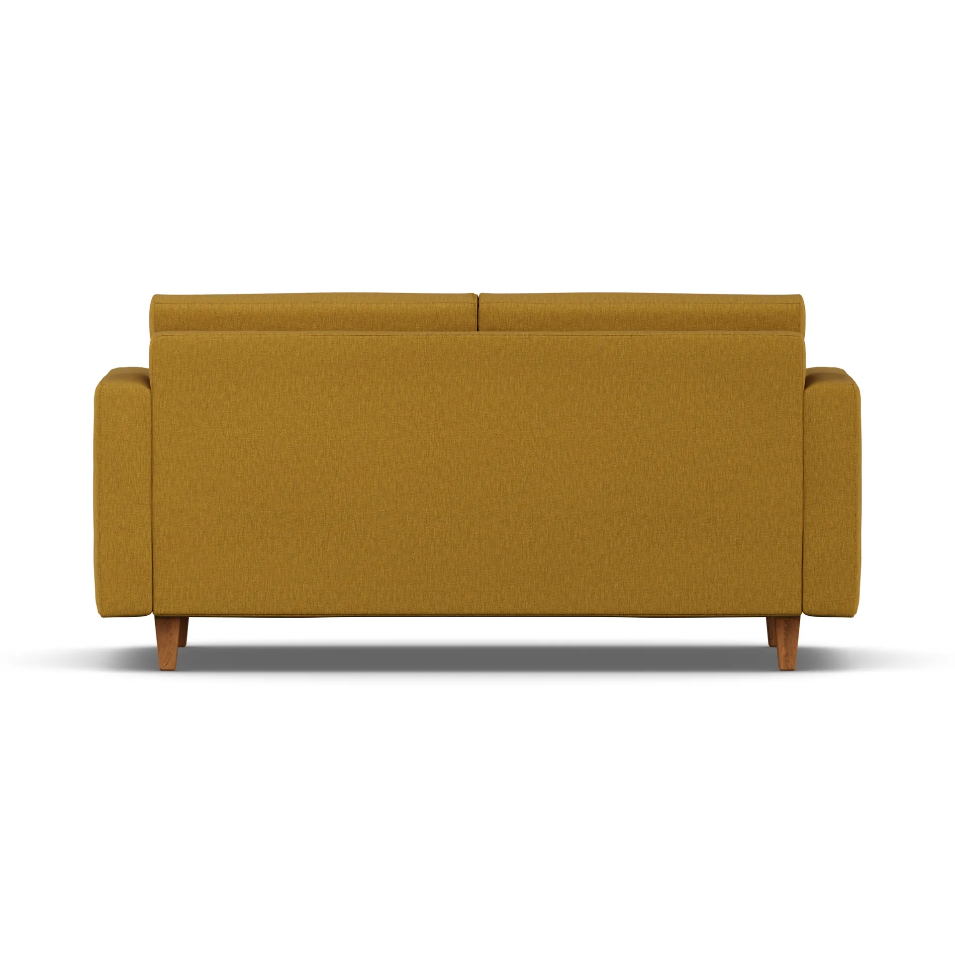 Binga 2,5-seater sofa bed, Luiza Mustard 3972-oak-stained ash 1898
