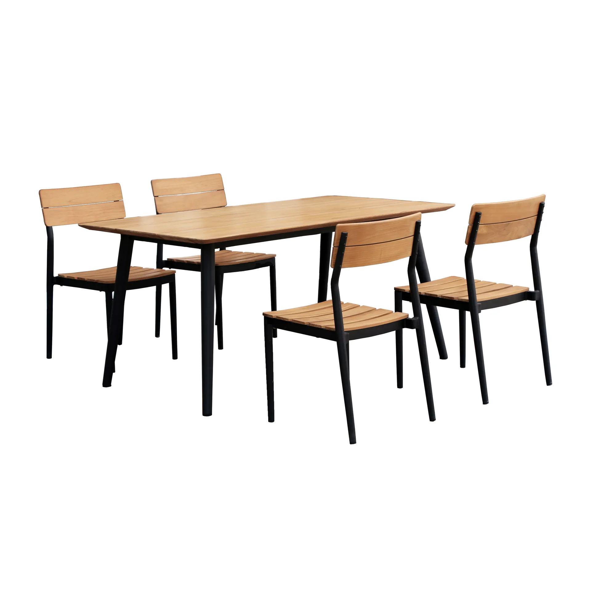 Björnö dining set with 4 chairs teak 1898
