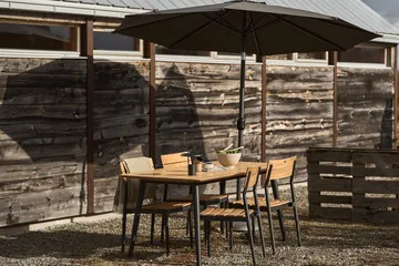Björnö dining set with 4 chairs teak - 1898