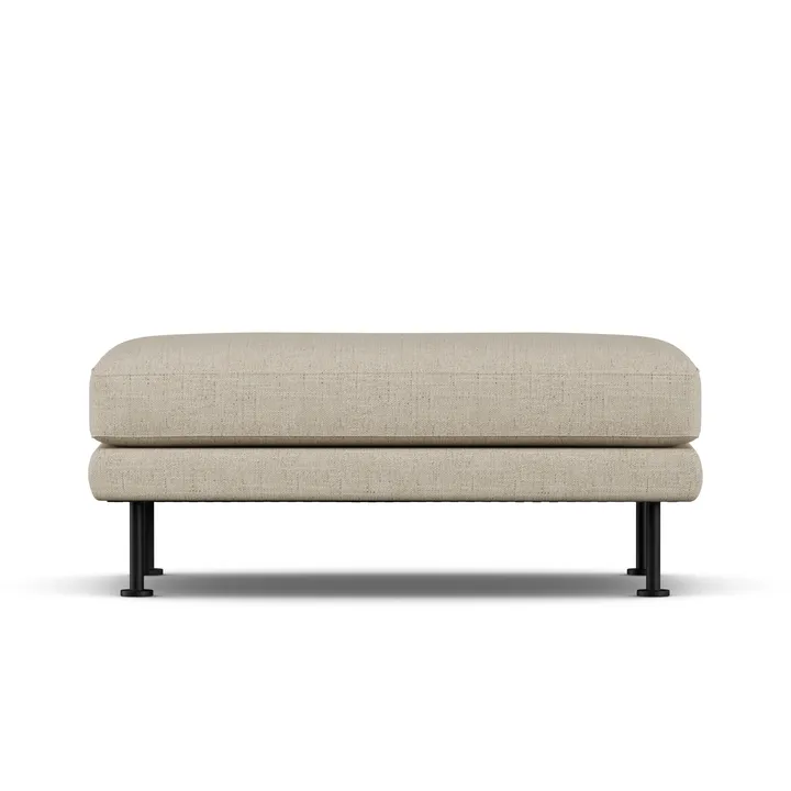 Bredhult footstool - Bern Beige 0341-black steel - 1898