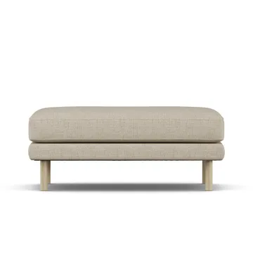 Bredhult footstool - Bern Beige 0341-white-oiled oak - 1898